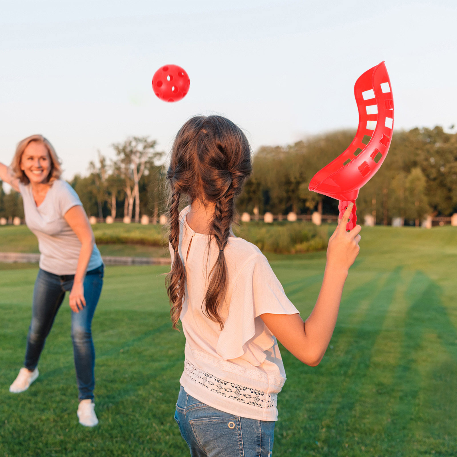 Kids Outdoor Activity Set - 1Set Scoop Ball Catch Game Launch
