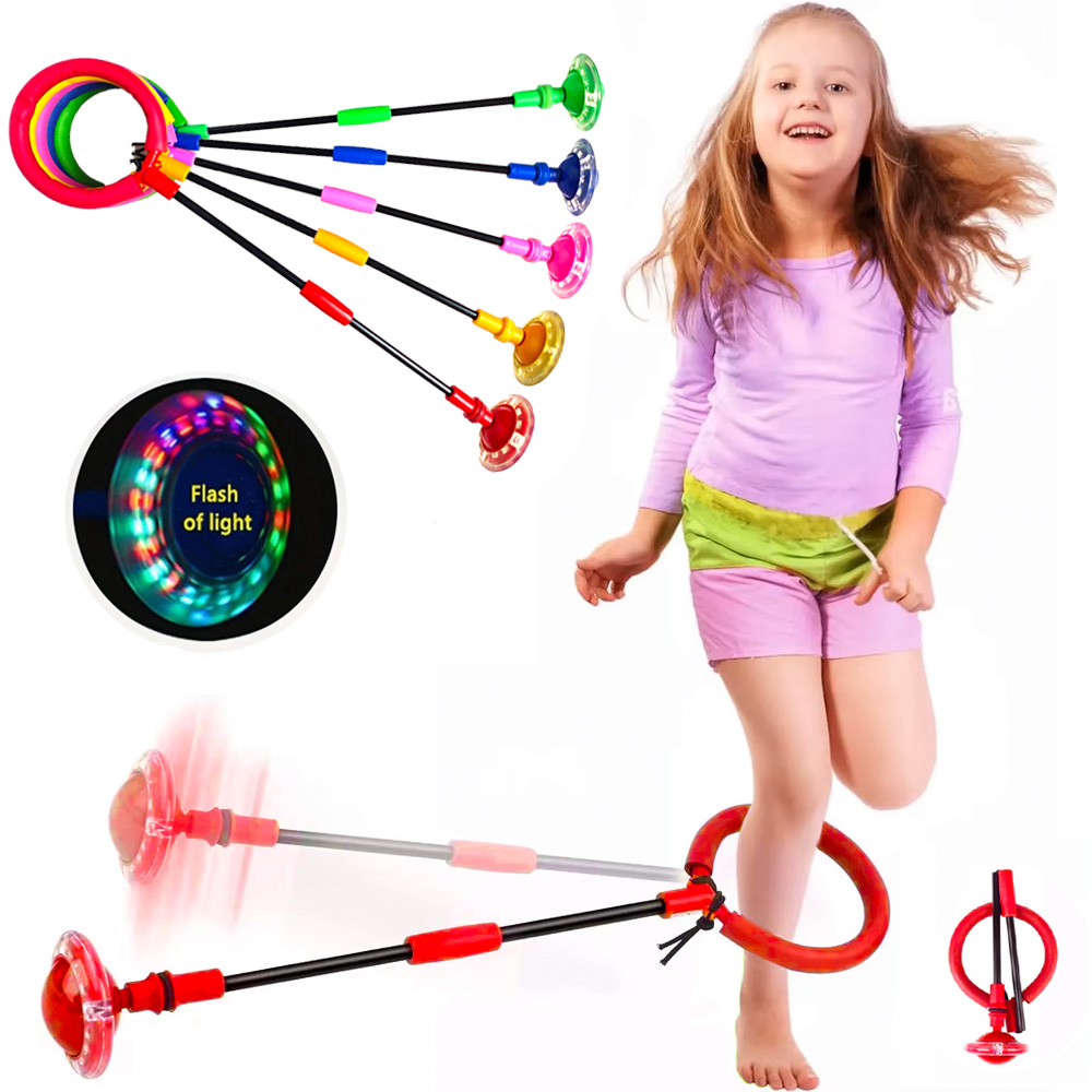 Kids Outdoor Activity Set - Flash Springtouw Bal Kinderen Eén Voet