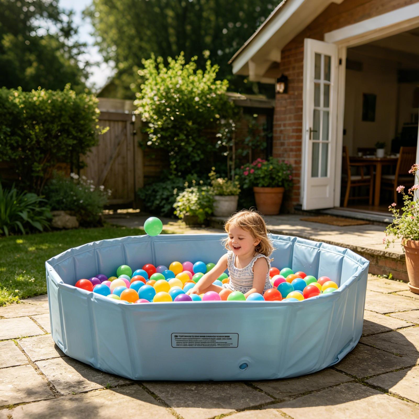 Kids Outdoor Play Yard - Opvouwbaar buitenzwembad voor huisdieren, draagbaar kinderzwembad