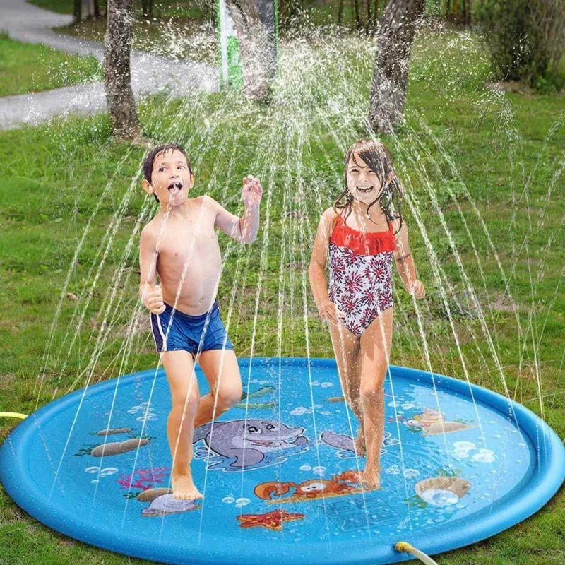 Kids Outdoor Mat - Water Splash Zwembaden Kinderen Outdoor Grappig