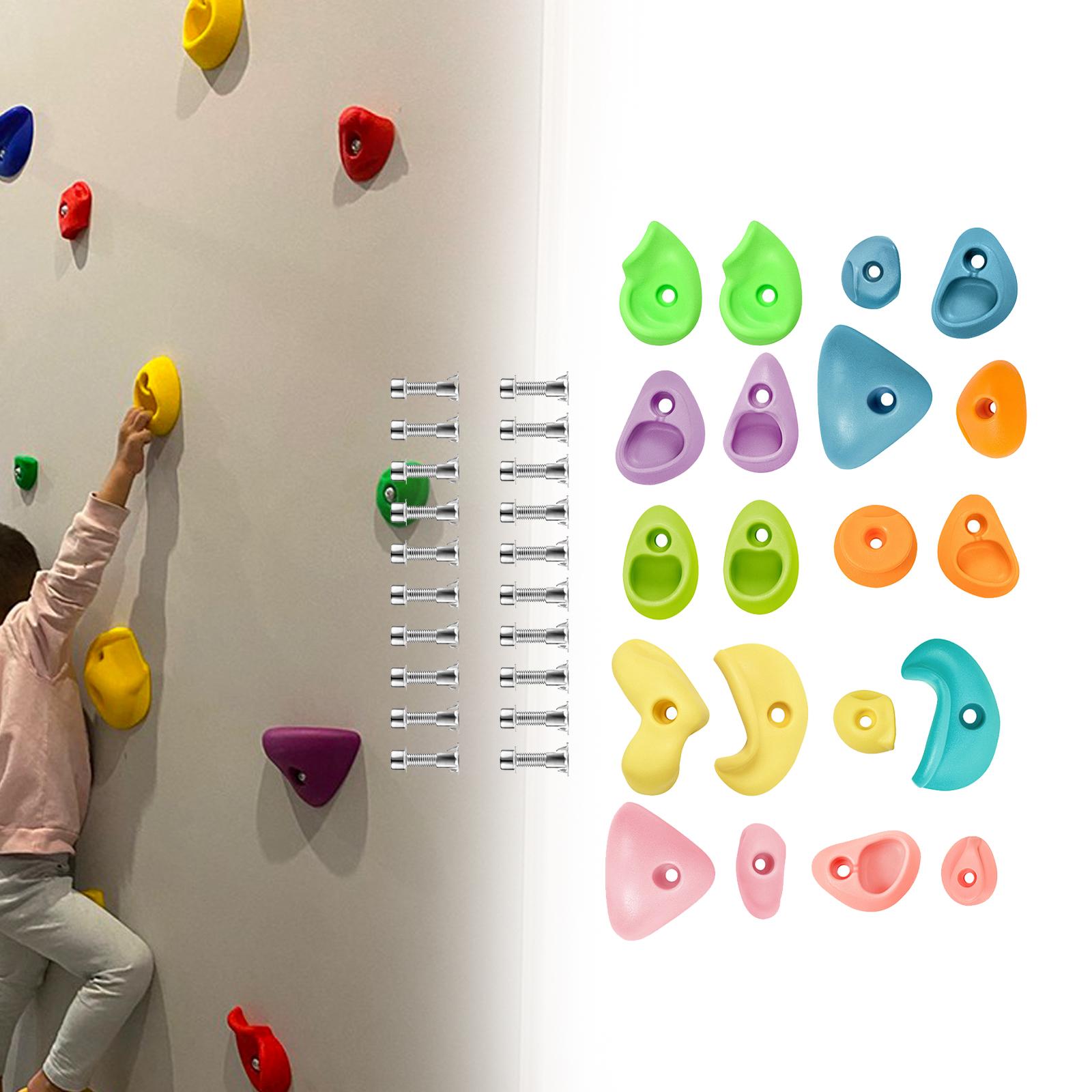 Kids Outdoor Climbing Wall - Rotsklimmen houdt antislip klimstenen speelgoed voor