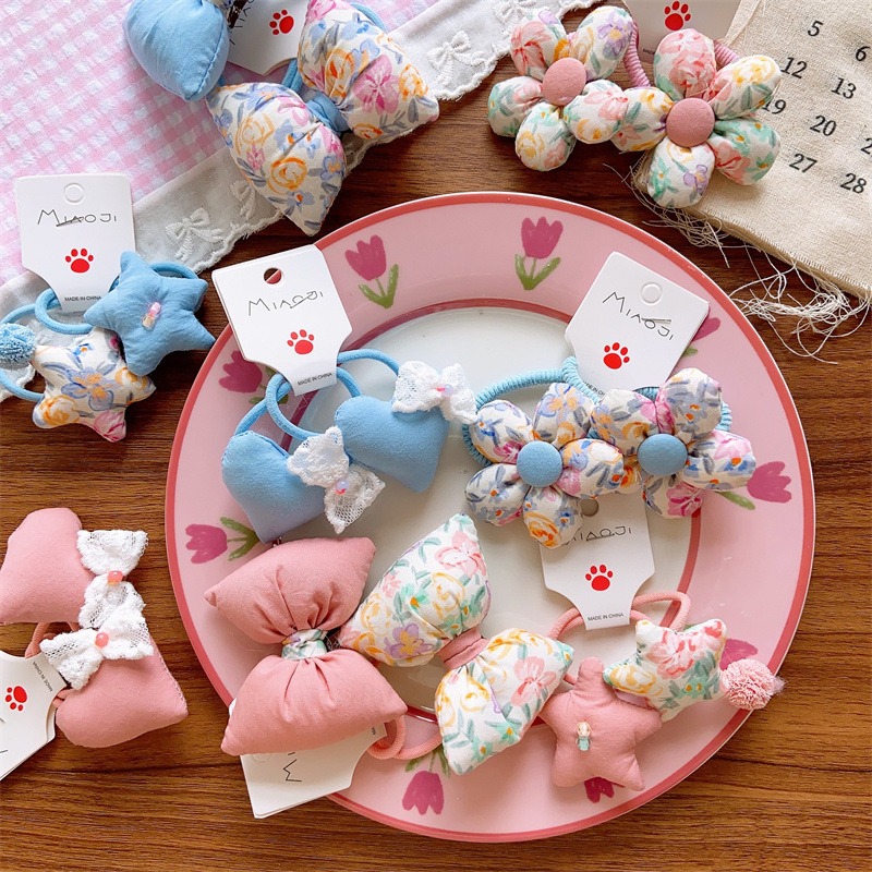 Kids Outdoor Activity Set - Meisjes haarband nieuwe mode hart bloem