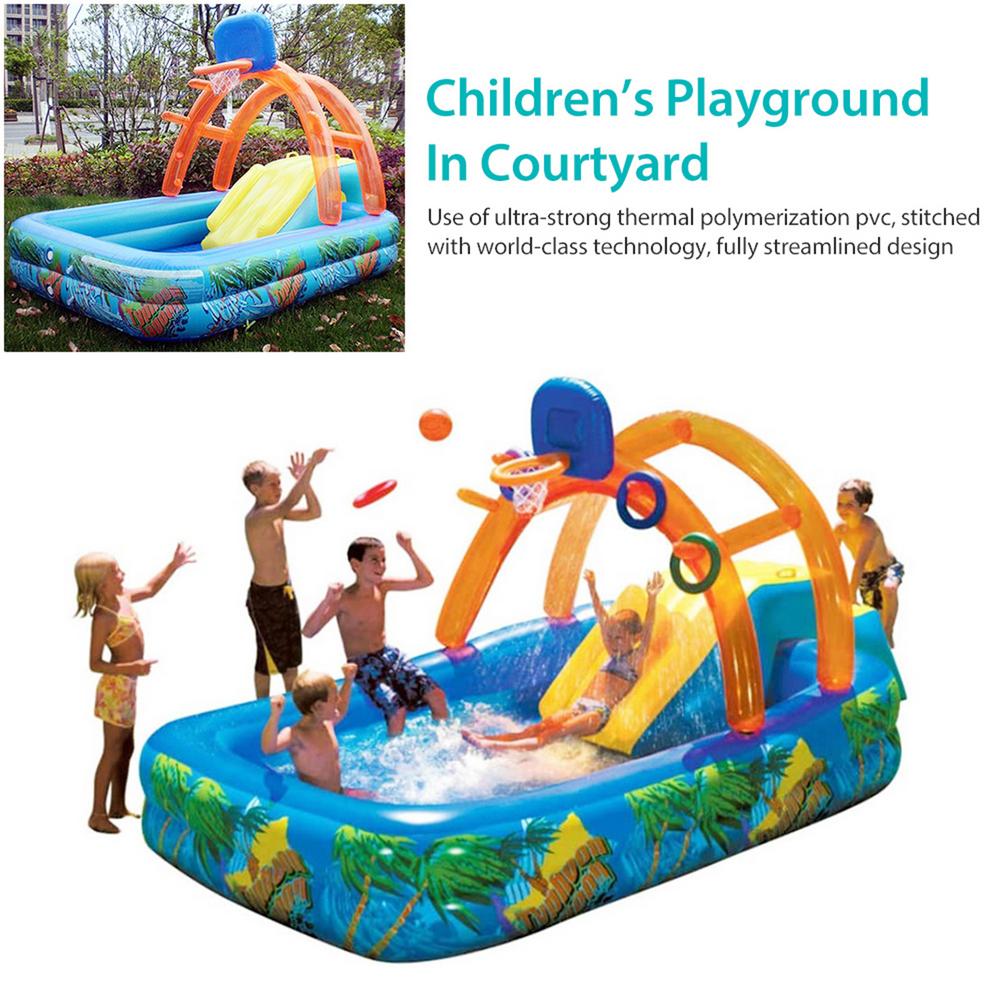Kids Outdoor Inflatable Water Slide - Nieuwe Water Glijbaan Kinderen Plezier Gazon