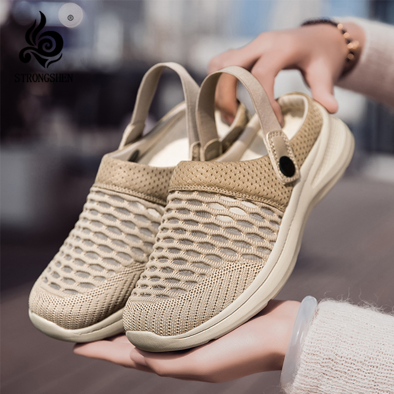 Kids Outdoor Net - STRONGSHEN Zomer Platform Sandalen Vrouwen Mesh