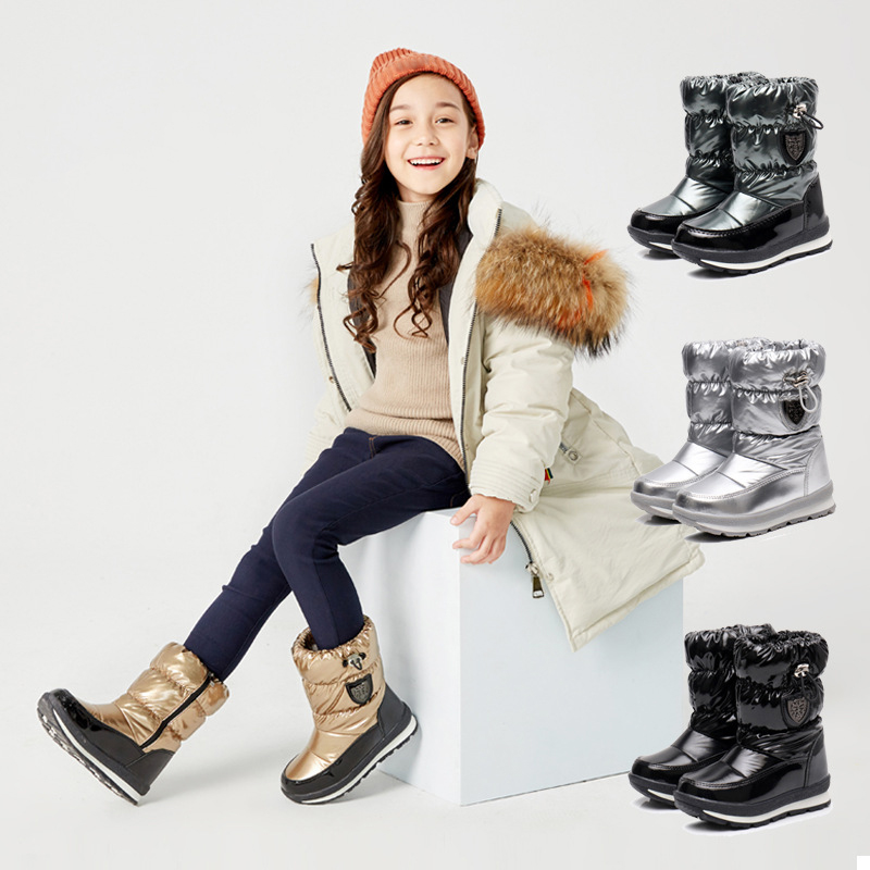 Kids Outdoor Boots - Hoge kindersnowboots Outdoor Ouder-kind Winter Katoenen