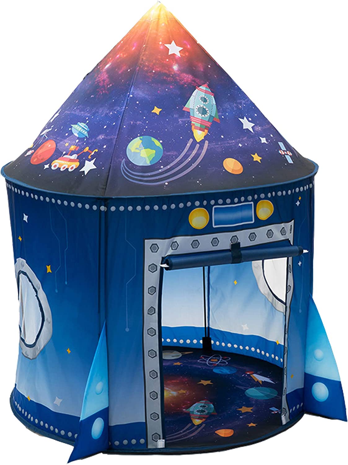 Kids Outdoor Play Yard - Raketschip Kindertent Pop-up Speelspeelgoedtent voor kinderen