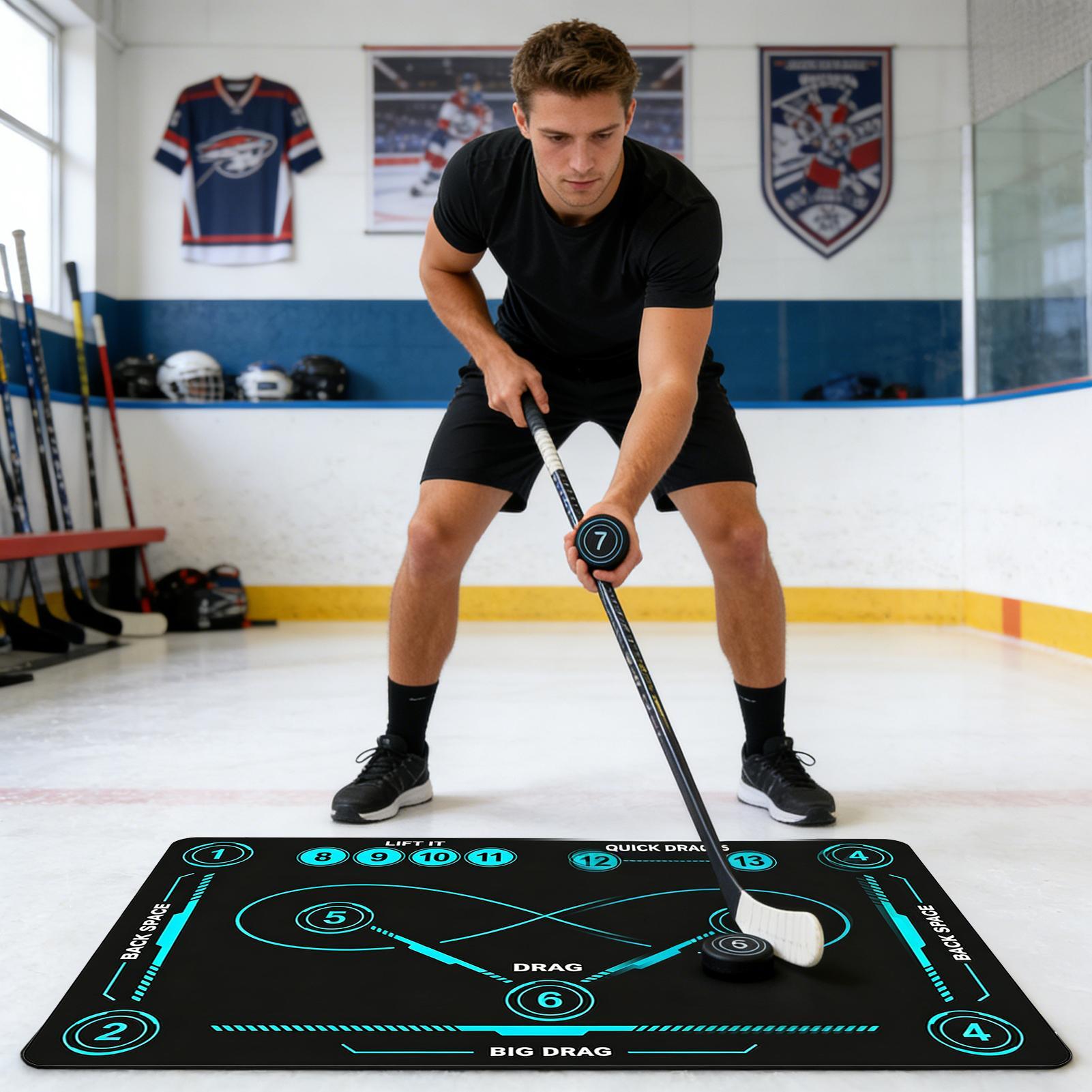 Kids Outdoor Mat - Hockeytrainingsmat Binnen Buiten Stil Antislip Grote