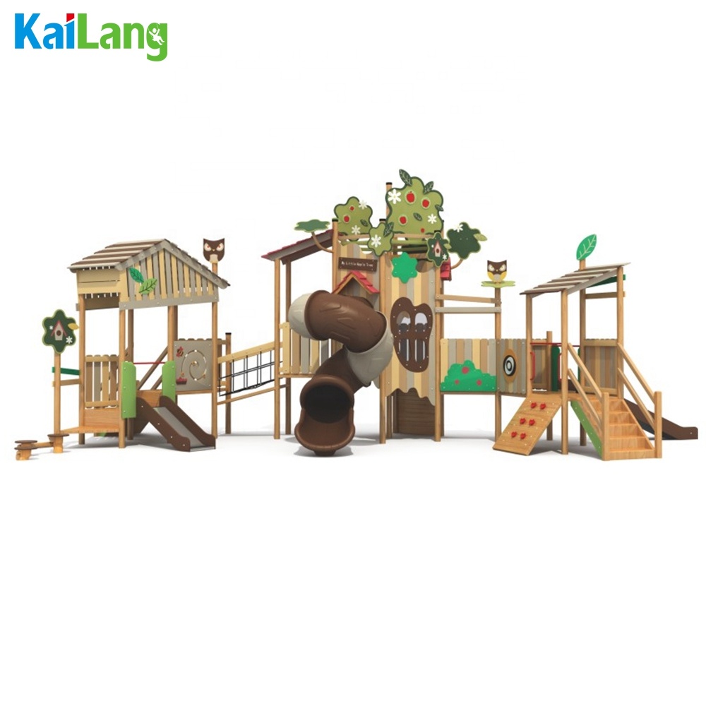 Outdoor Children'S Park - Bospark Houten Attractiepark Hoogwaardige Buitensportartikelen voor
