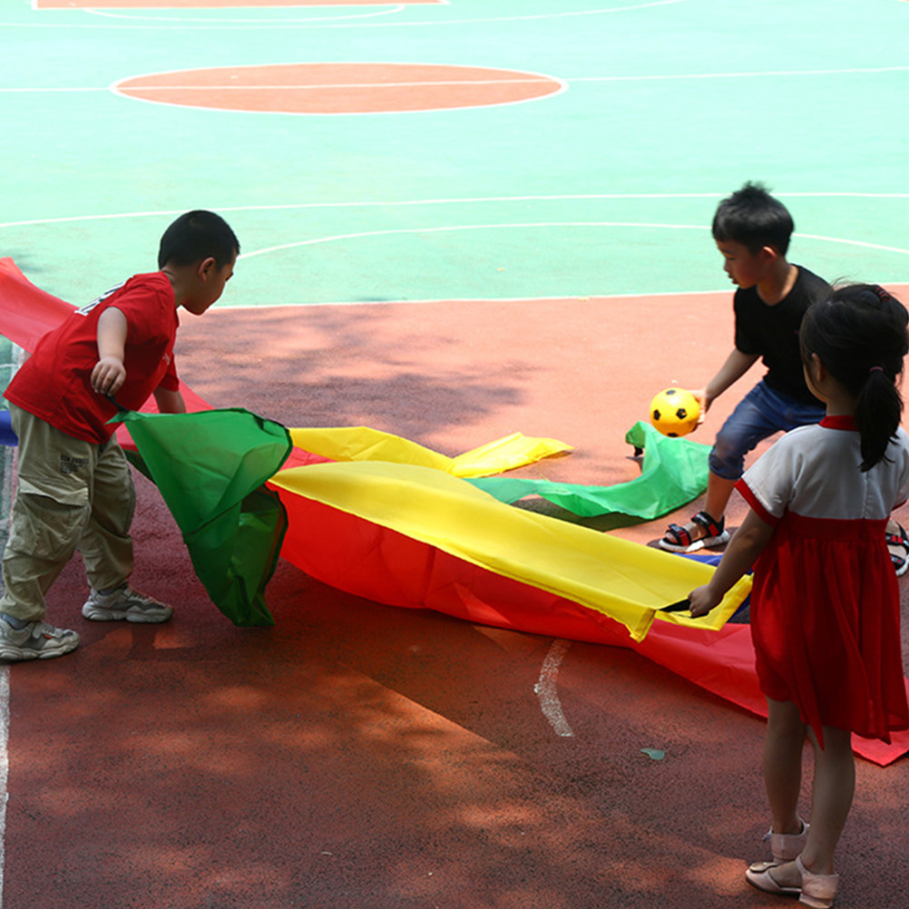 Kids Outdoor Umbrella - 1 stuks regenboogparaplu spel achthoekige coördinatietraining