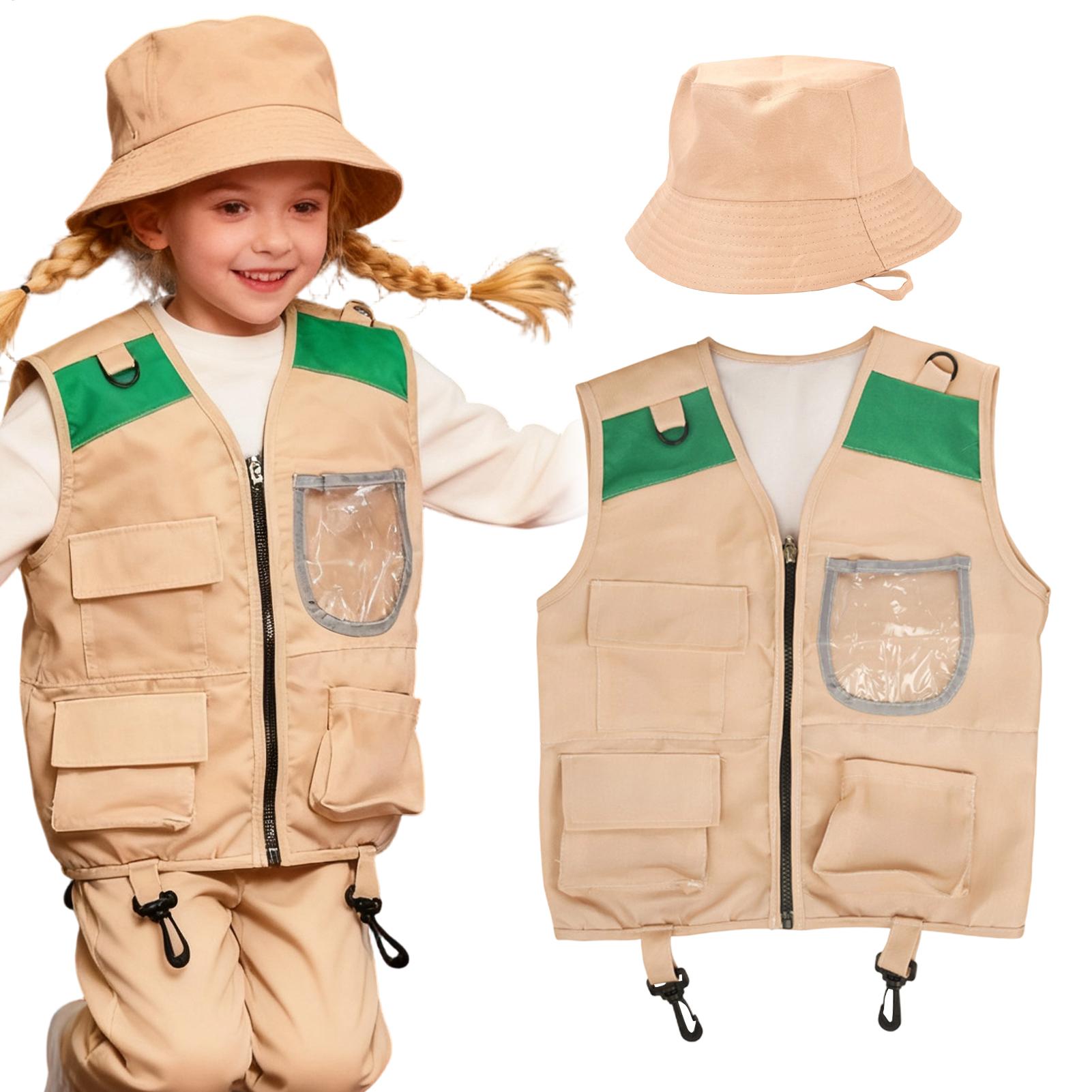 Kids Outdoor Umbrella - Safari Explorer-kostuum voor kinderen Rollenspel Outdoor