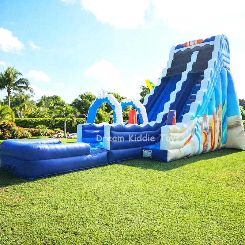 Kids Outdoor Inflatable Water Slide - Reuze opblaasbare PVC waterglijbaan, kindertrampolinepark, opblaasbare