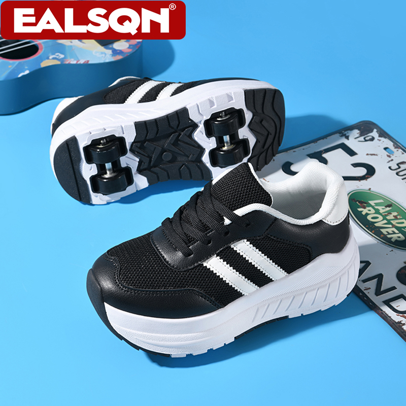 Kids Outdoor Net - Ultralichte kinderrollerskates met 4 afneembare wielen,