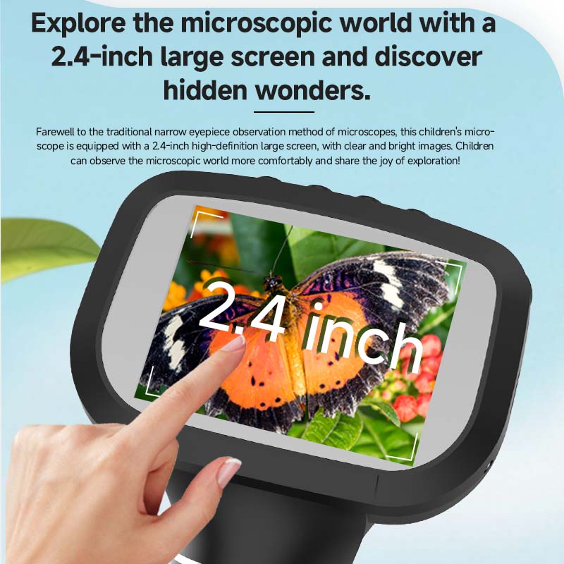 2,4 inch mini-microscoop 1600X - Kids.Outdoor Utensils recensie en prijs