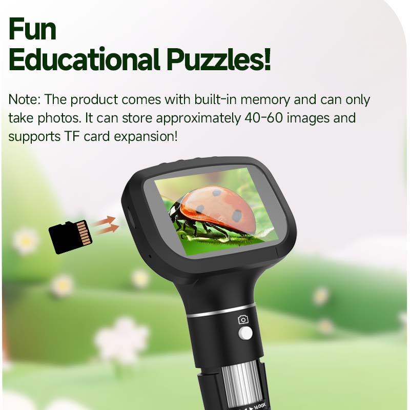 2,4 inch mini-microscoop 1600X - Kids.Outdoor Utensils recensie en prijs