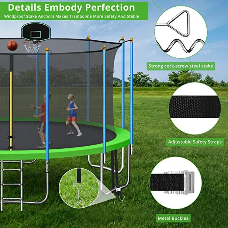 # Voor 14FT ronde veerloze tra - Kids Outdoor Net recensie en prijs