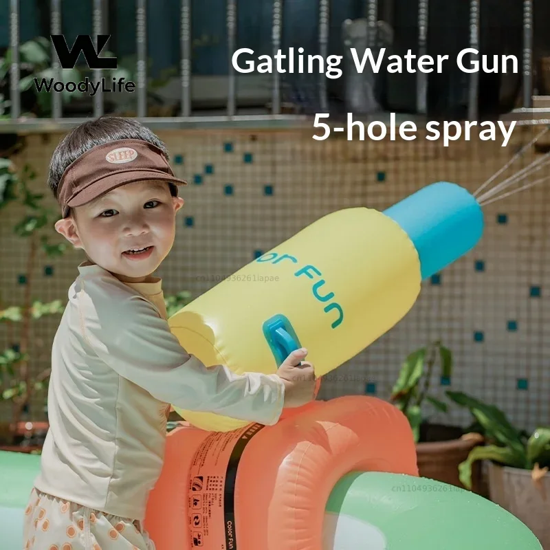 Groot opblaasbaar gezinszwemba - Kids Outdoor Inflatable Water Slide recensie en prijs