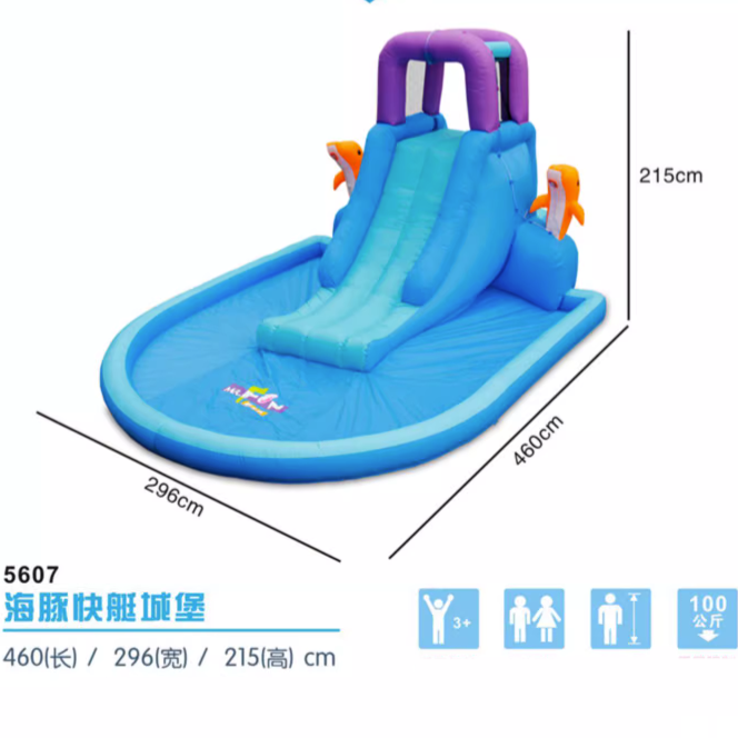 Opblaasbaar zwembadkasteel met - Outdoor Children'S Park recensie en prijs