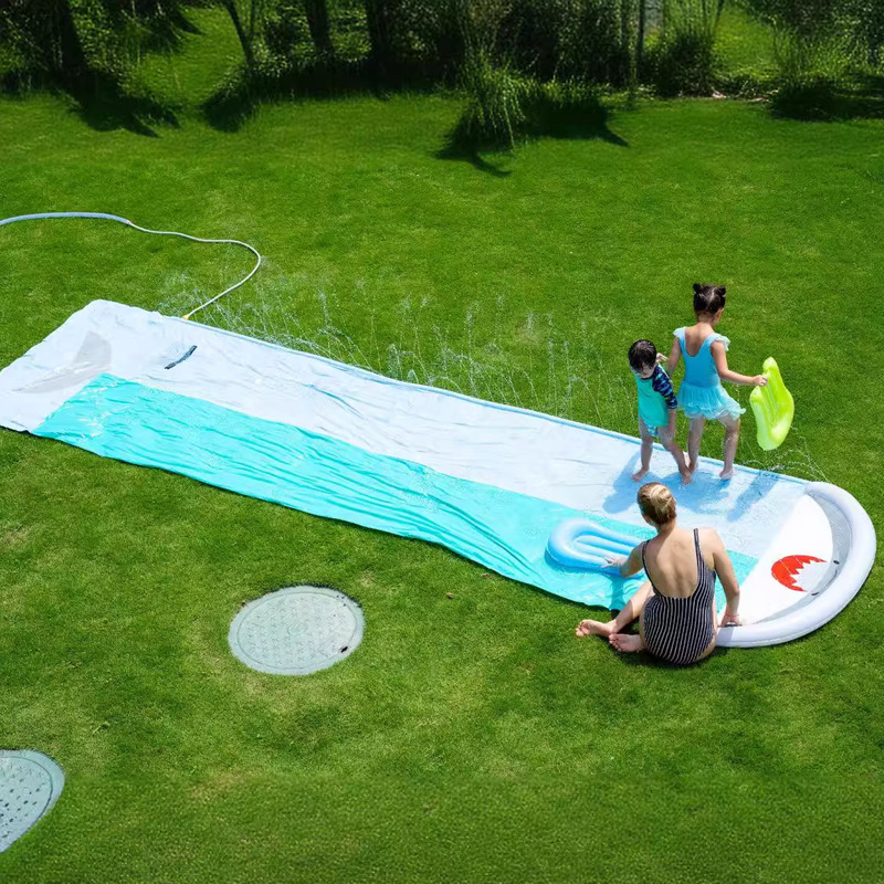Opblaasbare walvis waterglijba - Kids Outdoor Inflatable Water Slide recensie en prijs