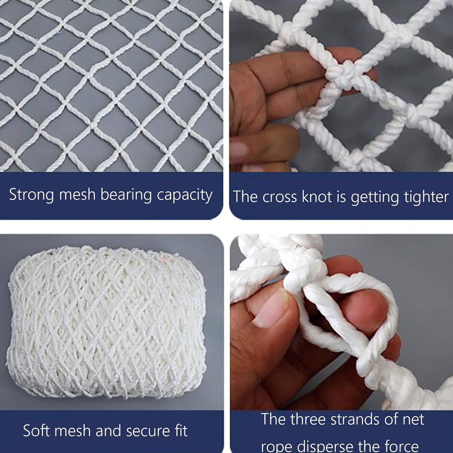 Sterk nylon relingtrapnet - Ki - Kids Outdoor Net recensie en prijs