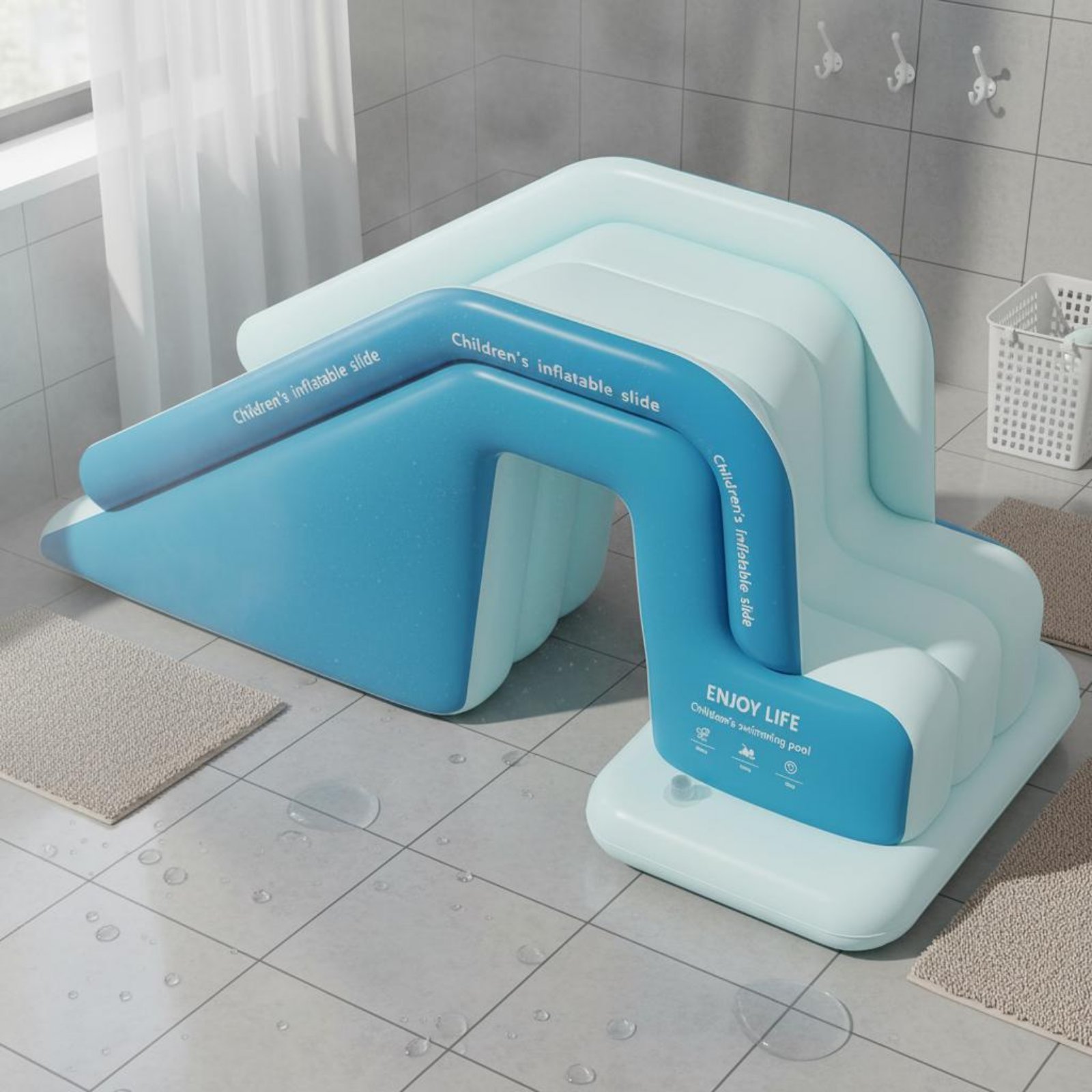 Opblaasbare zwembadglijbaan Op - Kids Outdoor Inflatable Water Slide recensie en prijs