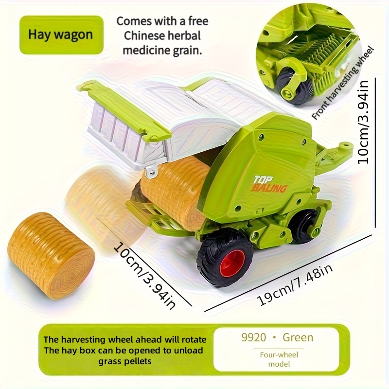 1:24 Inertial Farm Tractor met - Kids Outdoor Activity Set recensie en prijs