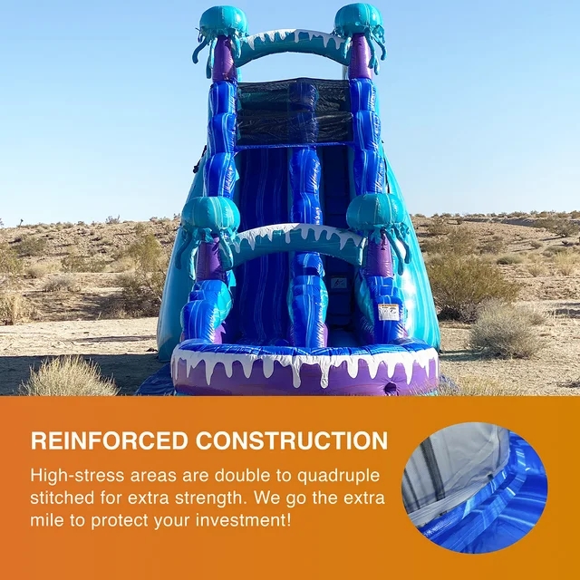 Opblaasbare waterglijbaan voor - Kids Outdoor Inflatable Water Slide recensie en prijs