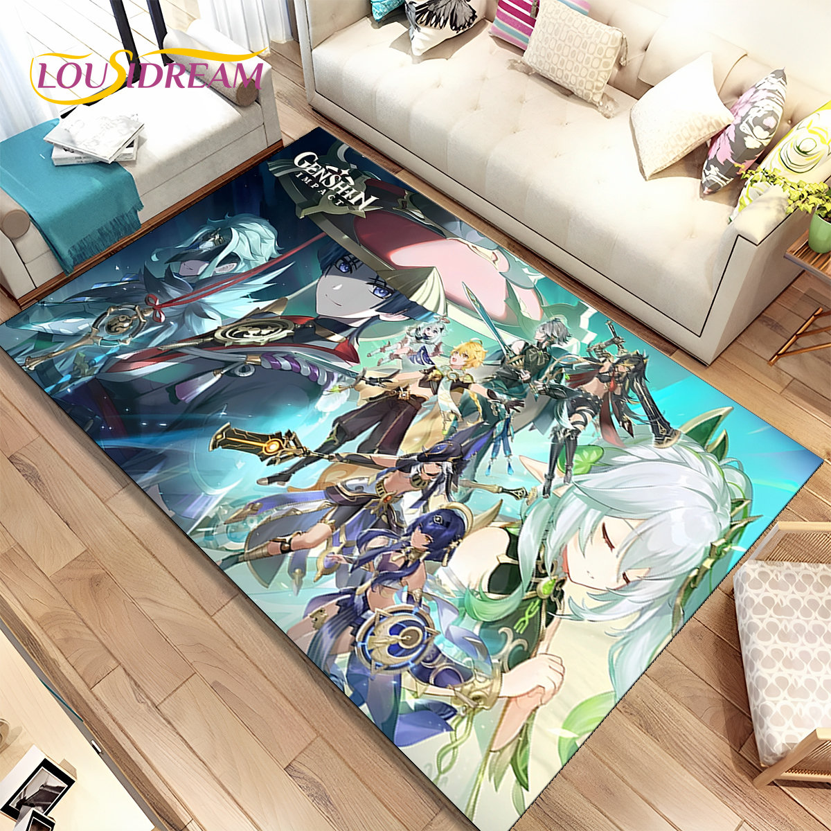 Genshin Impact Cartoon Game Ge - Kids Outdoor Mat recensie en prijs