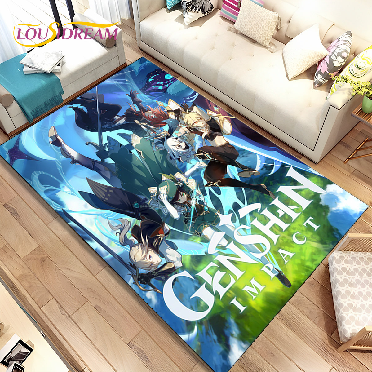 Genshin Impact Cartoon Game Ge - Kids Outdoor Mat recensie en prijs