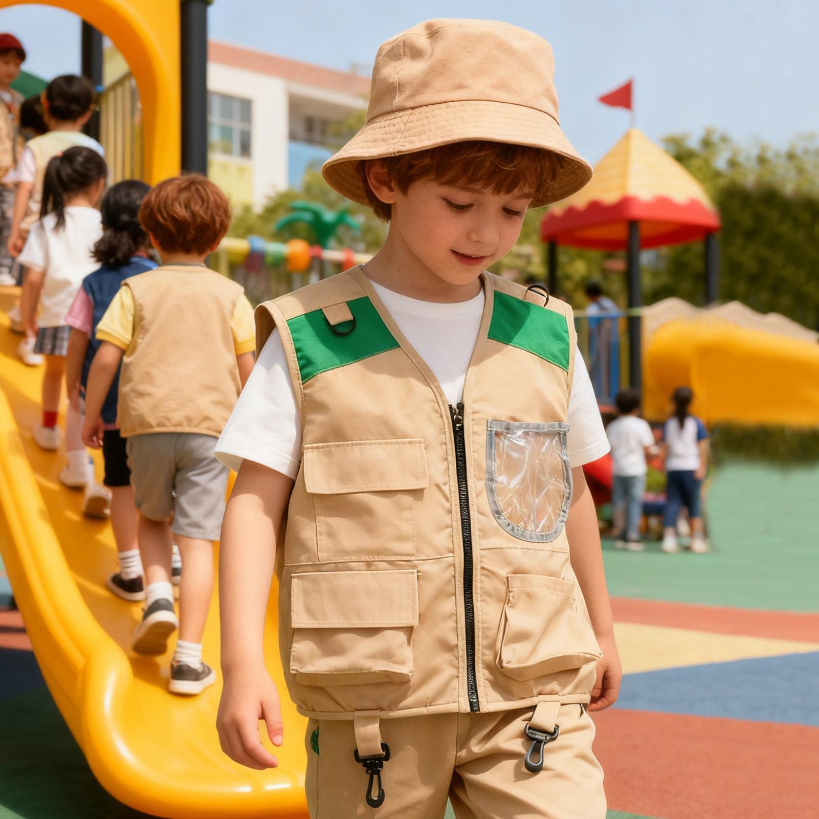Kinder Explorer hoed en vest k - Kids Outdoor Umbrella recensie en prijs