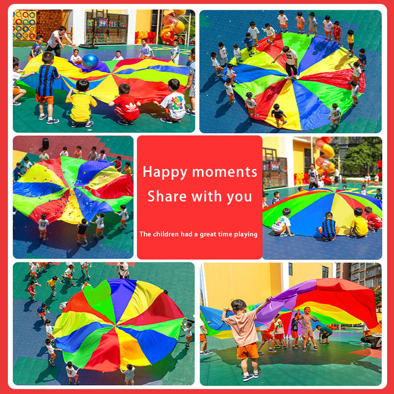 Regenboog Parachute Paraplu 2- - Kids Outdoor Umbrella recensie en prijs