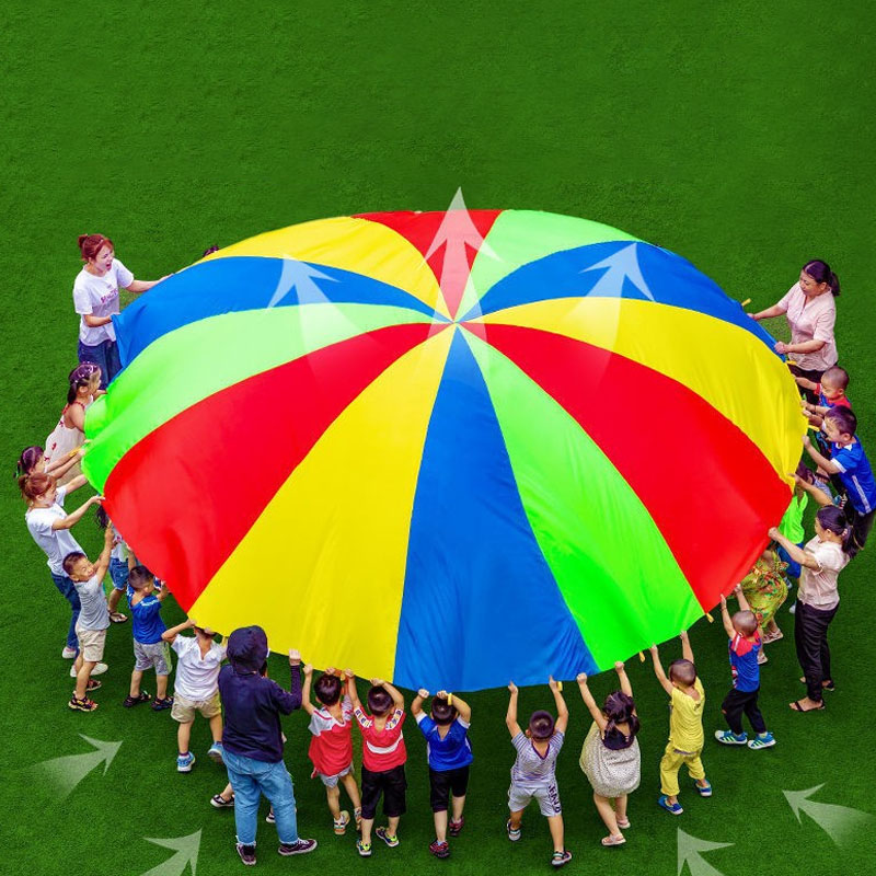 Regenboog Parachute Paraplu 2- - Kids Outdoor Umbrella recensie en prijs