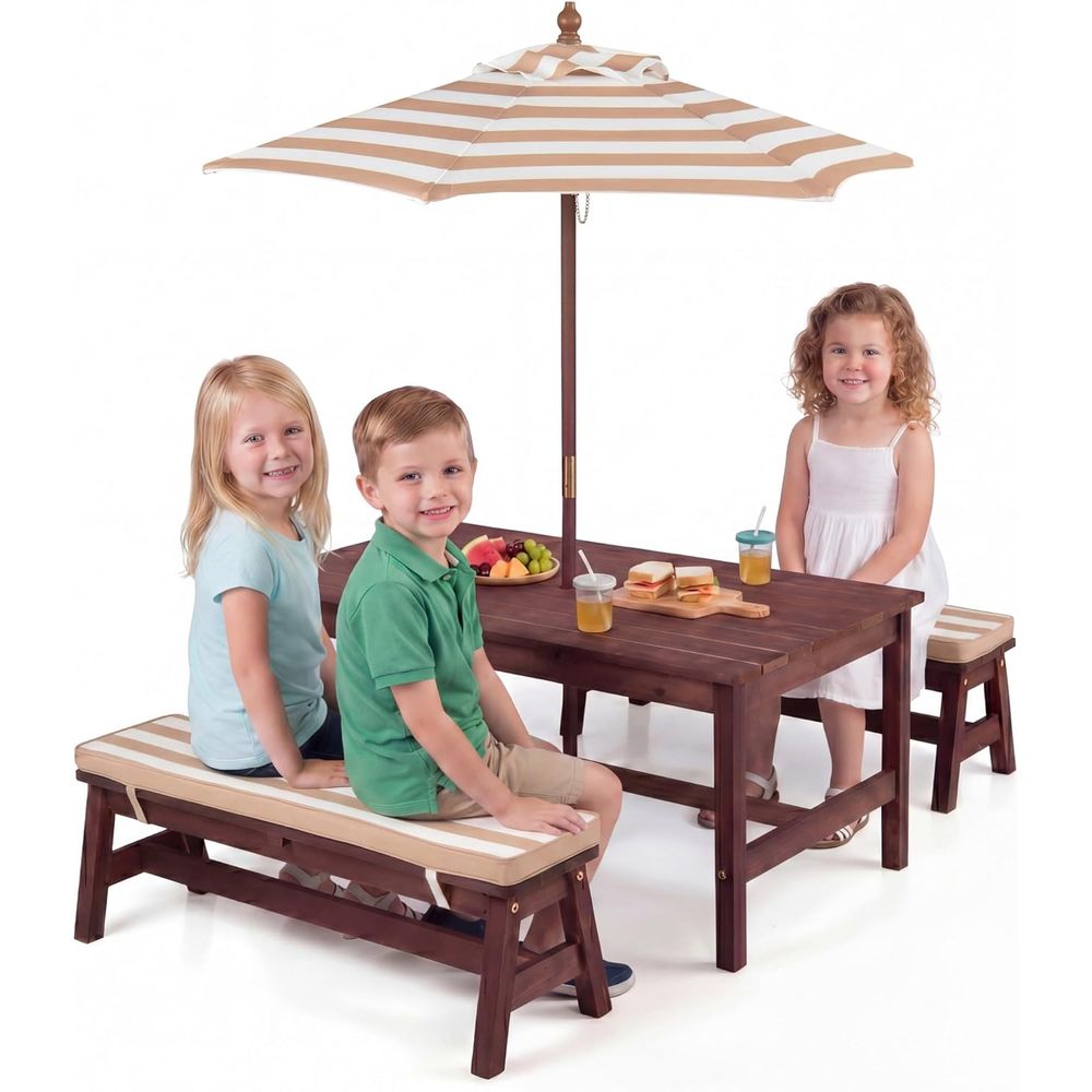 Picknicktafel voor kinderen, g - Kids Outdoor Umbrella recensie en prijs