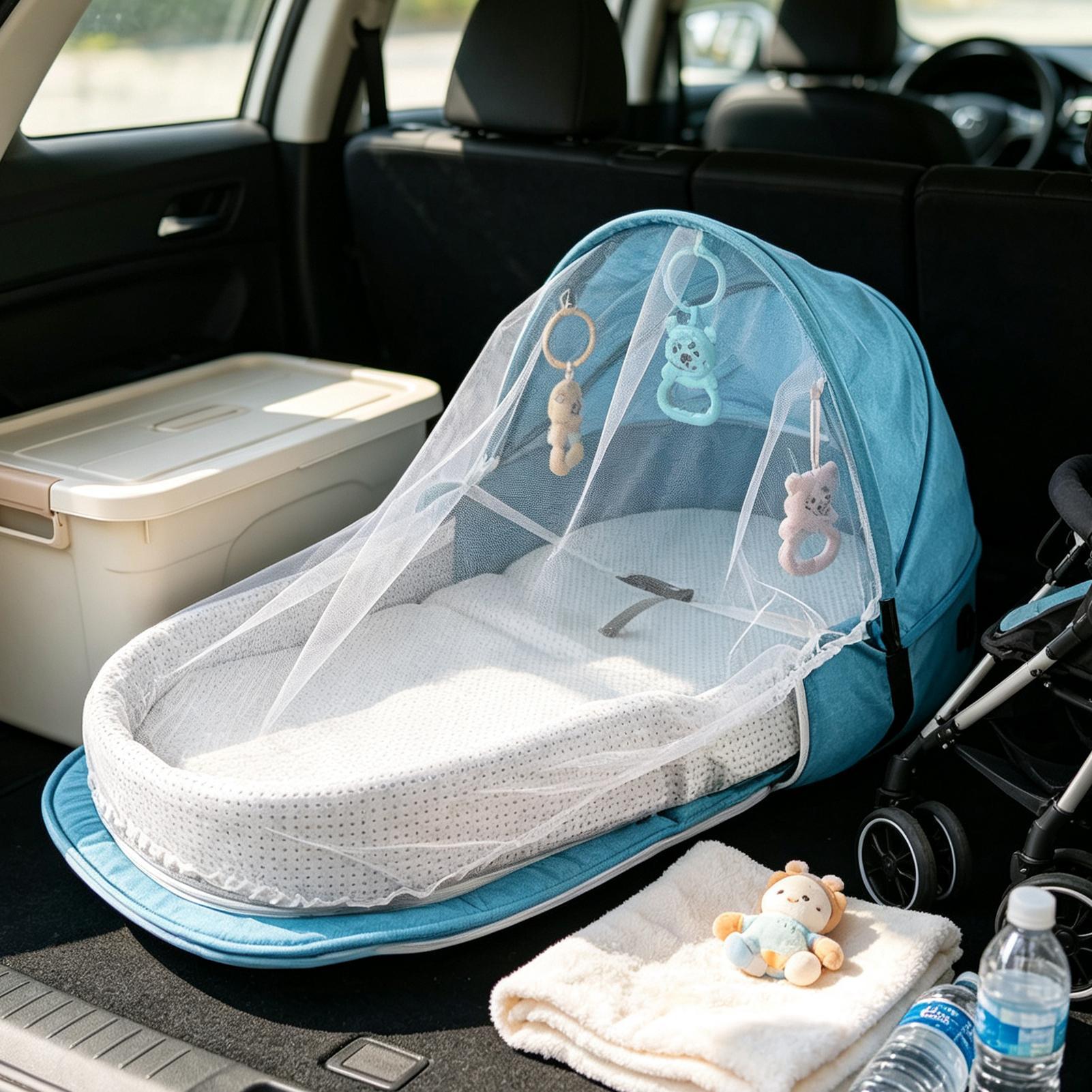 Draagbare opvouwbare wieg met  - Kids Outdoor Net recensie en prijs