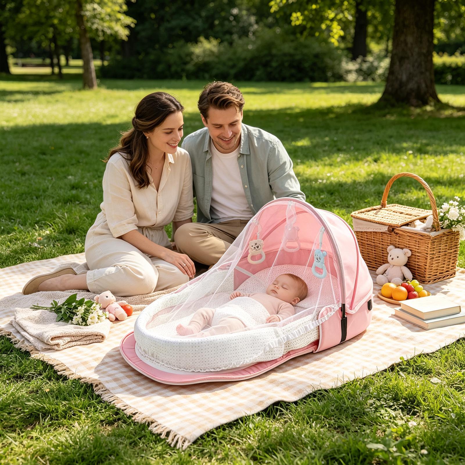 Draagbare opvouwbare wieg met  - Kids Outdoor Net recensie en prijs