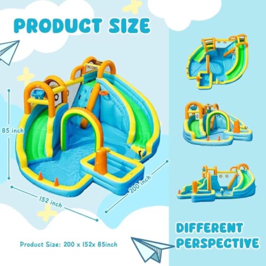 Opblaasbaar waterglijbaanpark  - Kids Outdoor Slide recensie en prijs