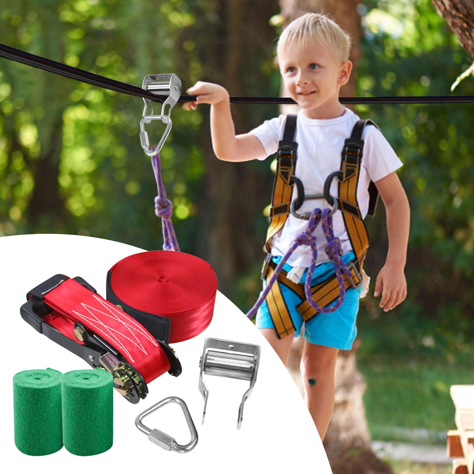 Zipline voor kinderen, evenwic - Kids Outdoor Play Yard recensie en prijs
