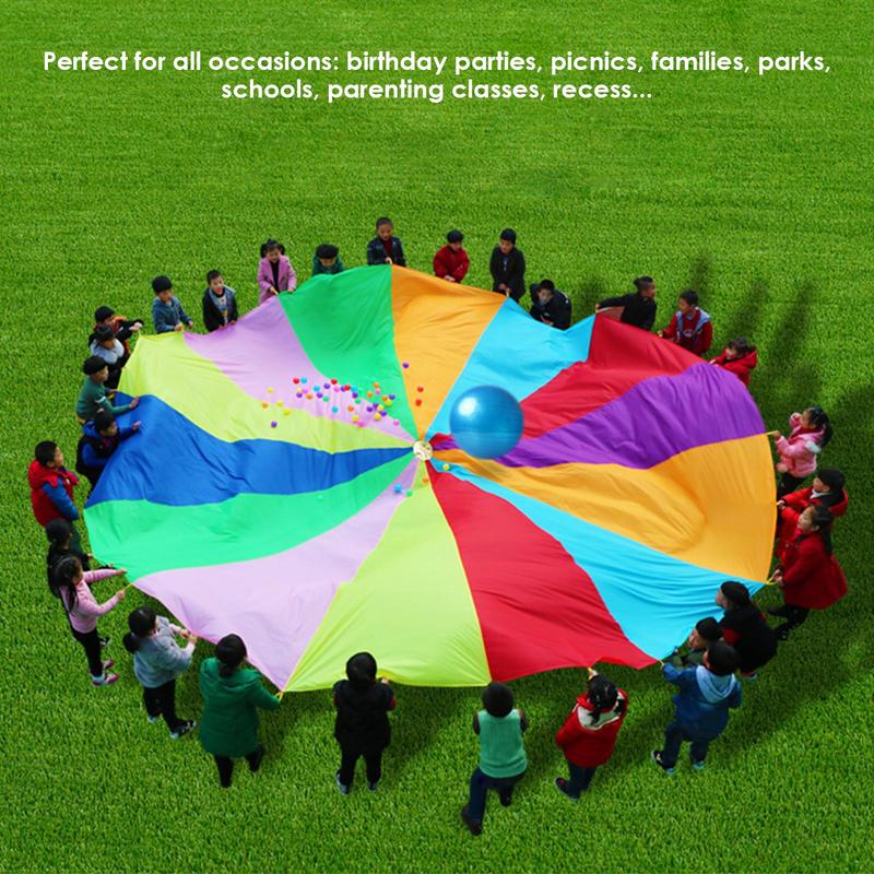 Regenboog Parachute Voor Kinde - Kids Outdoor Umbrella recensie en prijs