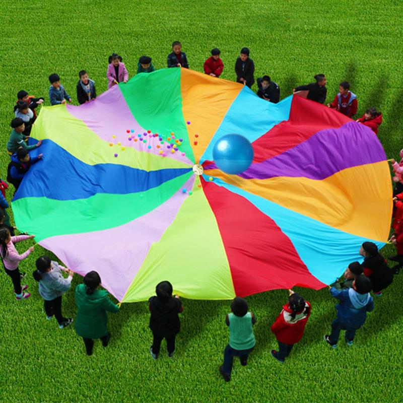 Regenboog Parachute Voor Kinde - Kids Outdoor Umbrella recensie en prijs