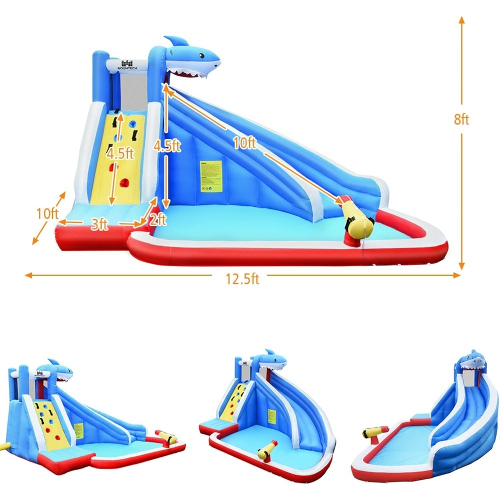 Verzonden vanuit de VS: Opblaa - Kids Outdoor Inflatable Water Slide recensie en prijs