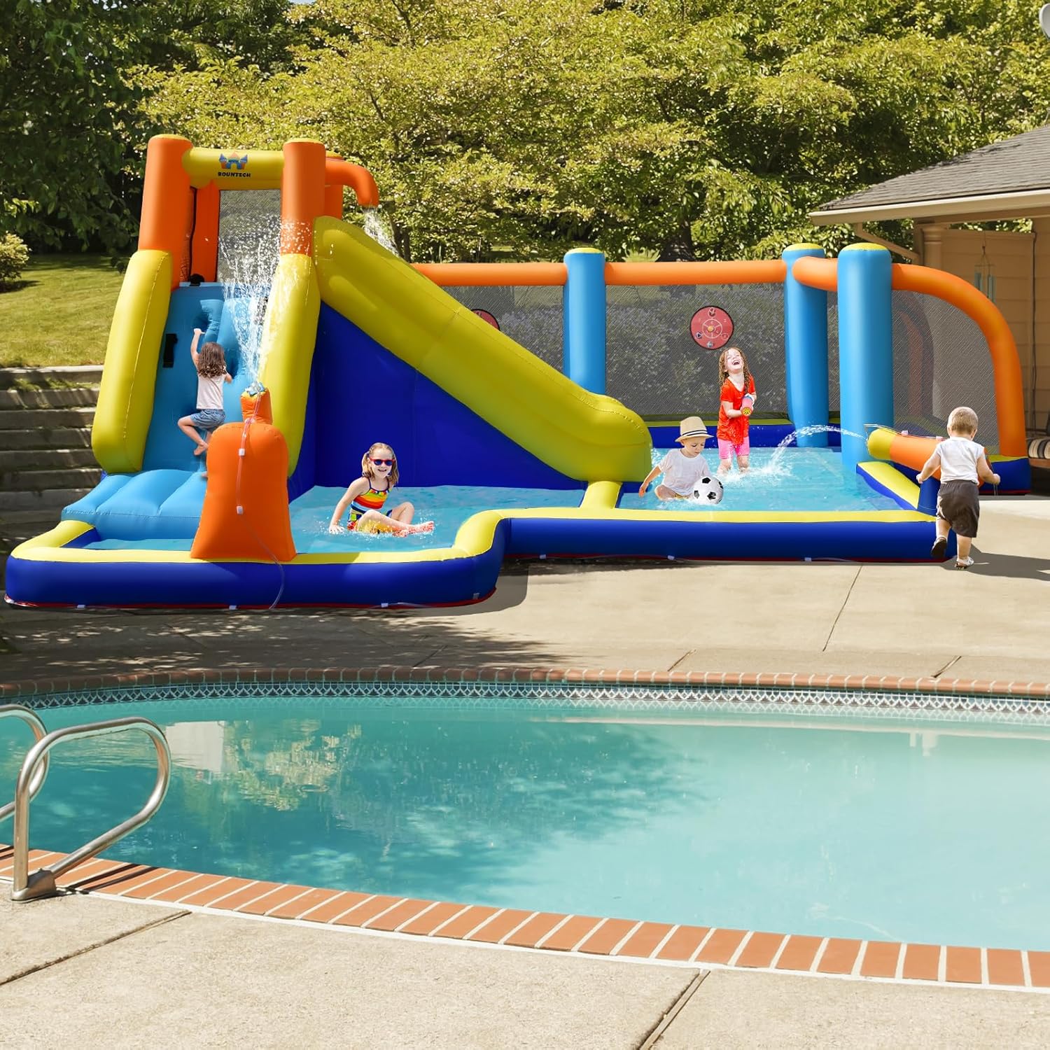 Reuze opblaasbare waterglijbaa - Kids Outdoor Slide recensie en prijs