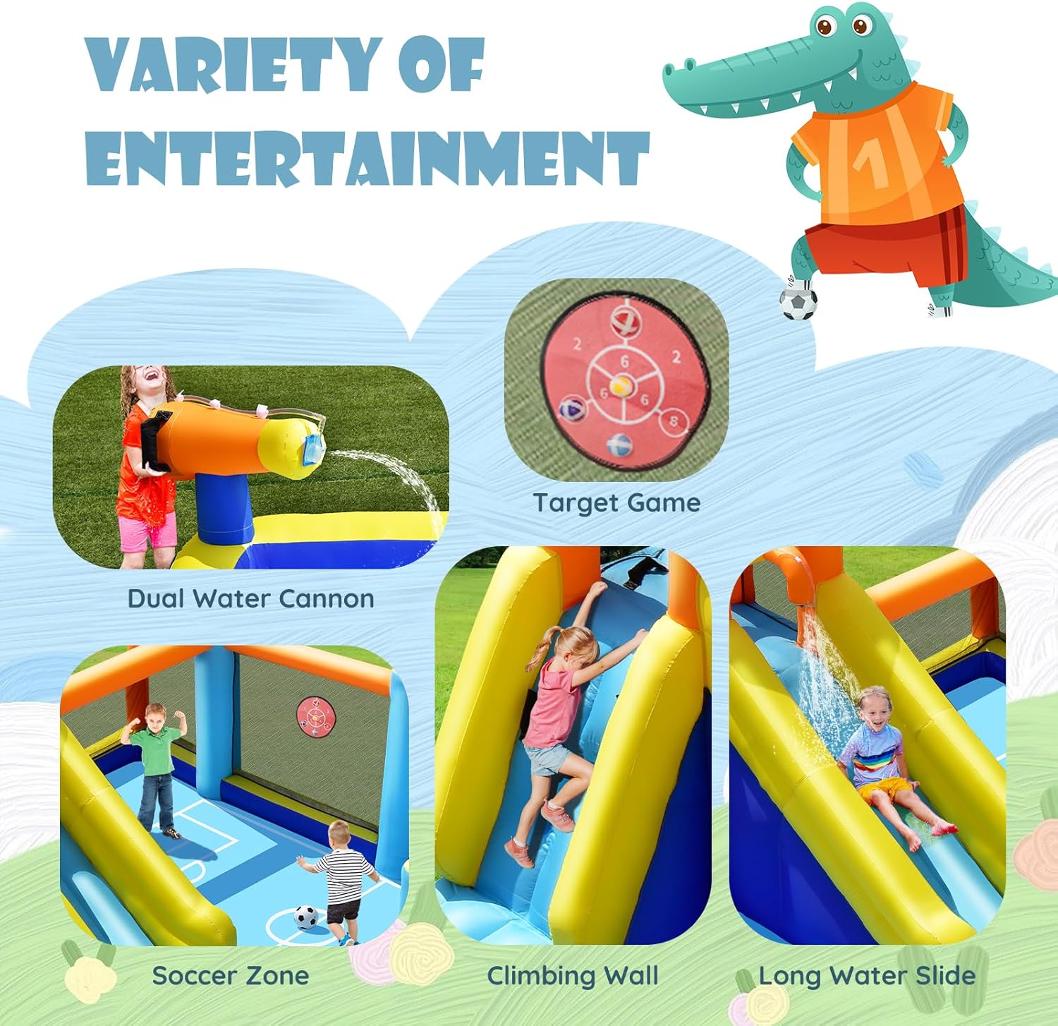 Reuze opblaasbare waterglijbaa - Kids Outdoor Slide recensie en prijs