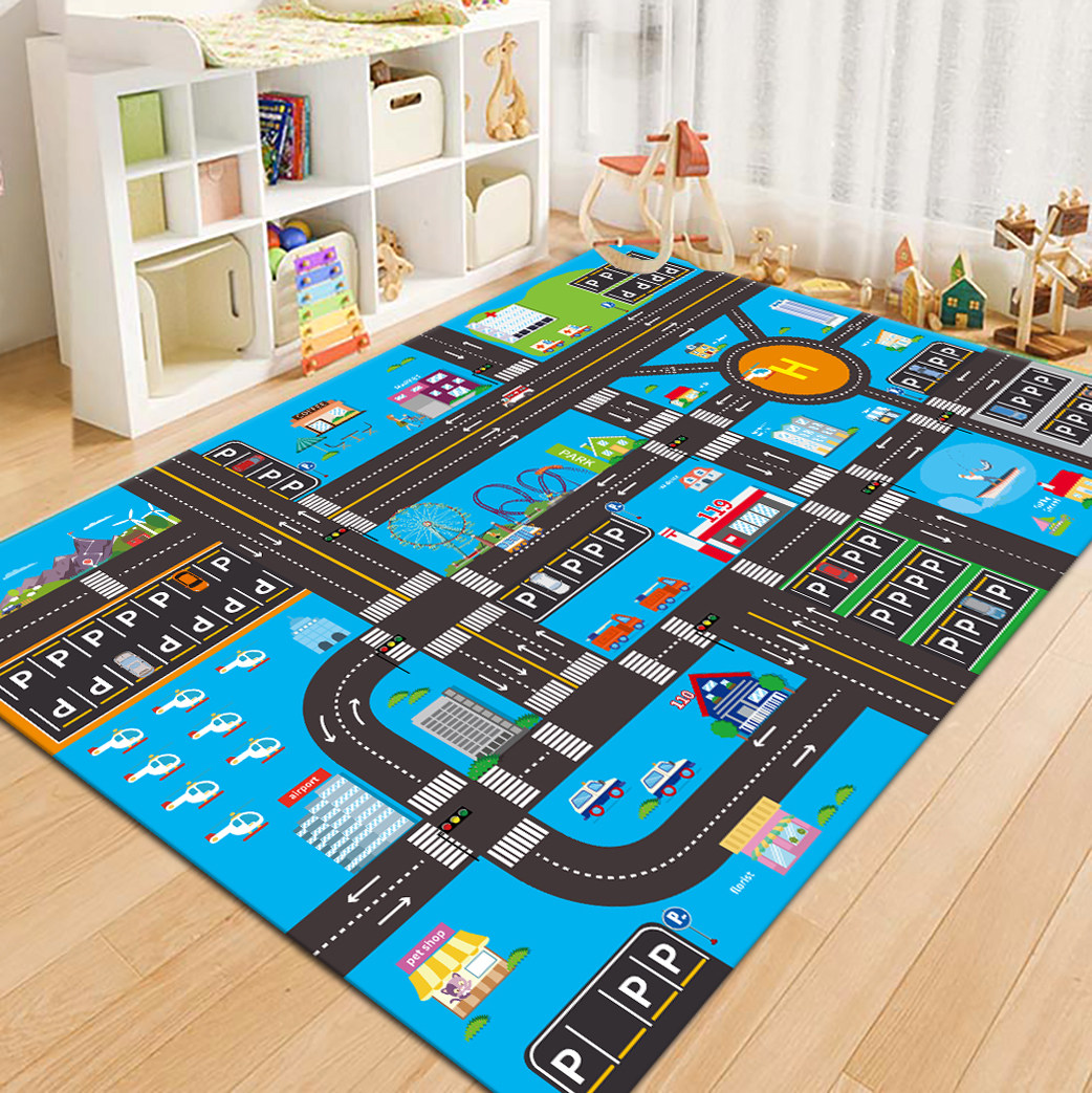 VIKAMA City Road Map speelklee - Kids Outdoor Mat recensie en prijs