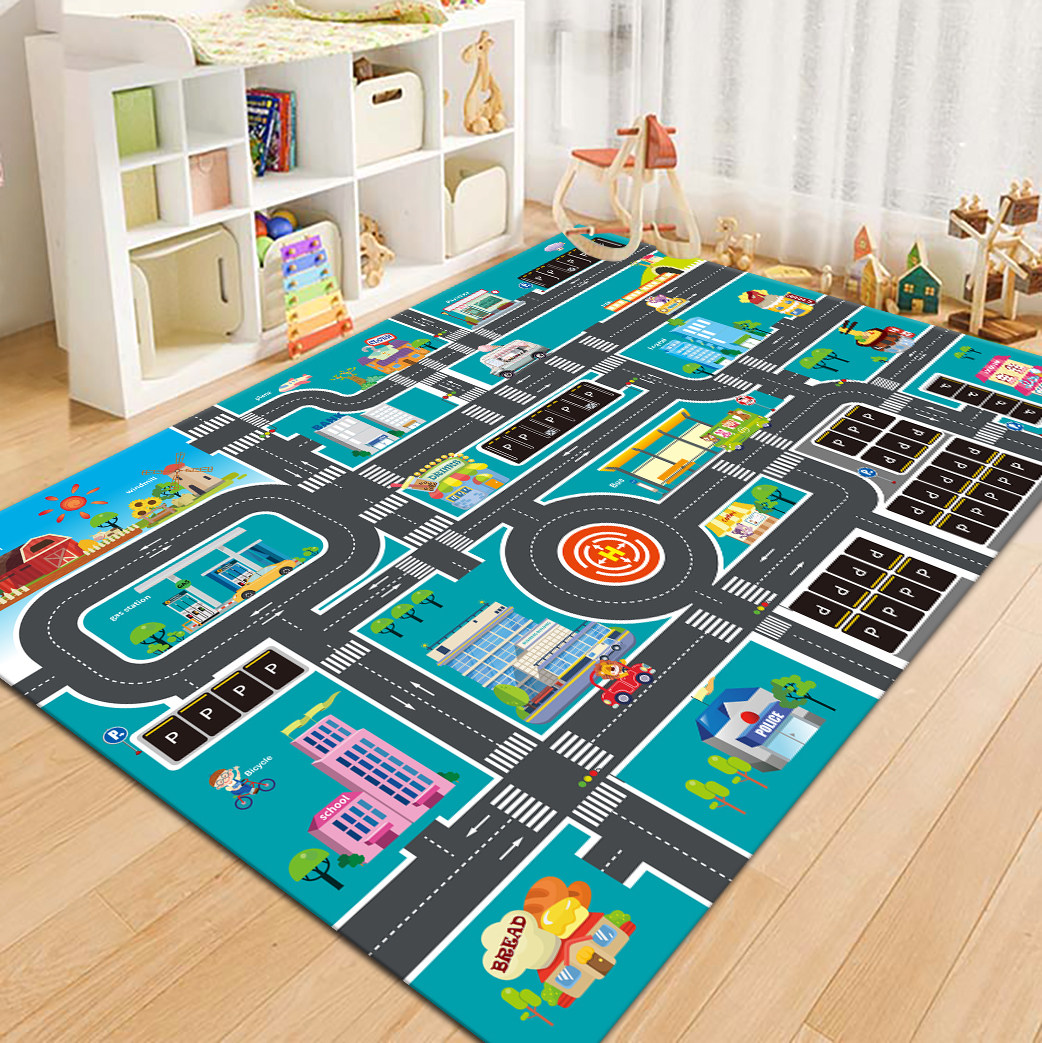 VIKAMA City Road Map speelklee - Kids Outdoor Mat recensie en prijs