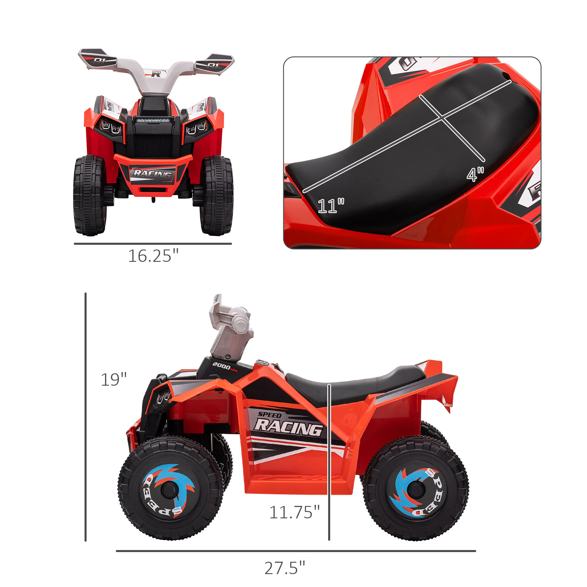 6V auto voor kinderen met duur - Kids Outdoor Play Yard recensie en prijs