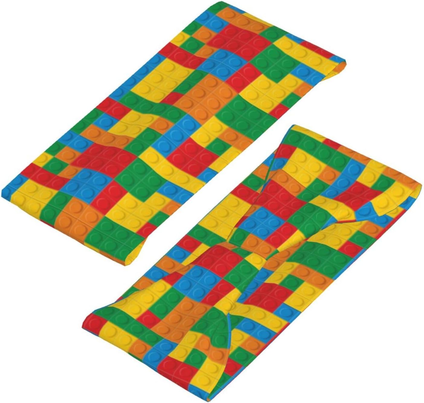 Kleurrijke bouwstenen Print ho - Kids Outdoor Yoga recensie en prijs