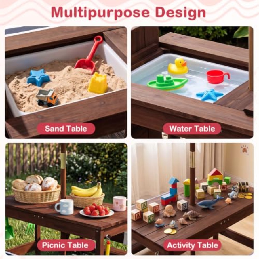 Buitentafel voor kinderen voor - Kids Outdoor Umbrella recensie en prijs