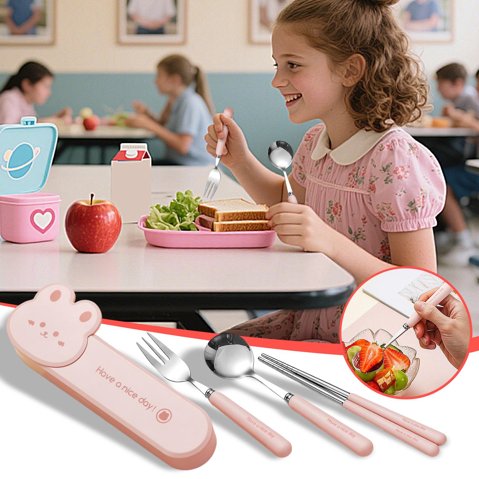 Reisgerei Lunchgerei Set voor  - Kids.Outdoor Utensils recensie en prijs
