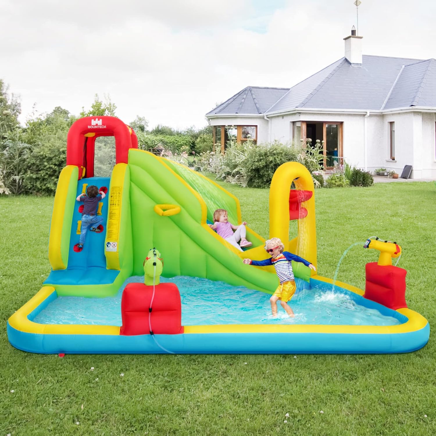 Mega Opblaasbaar Waterpark Spr - Kids Outdoor Climbing Wall recensie en prijs