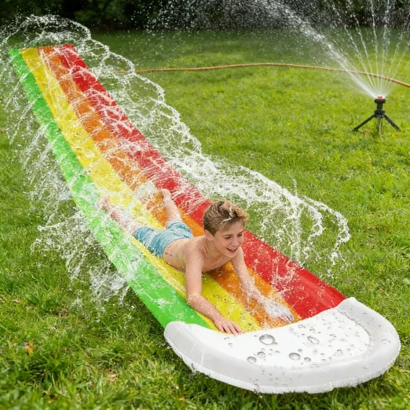 Zomer opblaasbare waterspeelgo - Kids Outdoor Inflatable Water Slide recensie en prijs