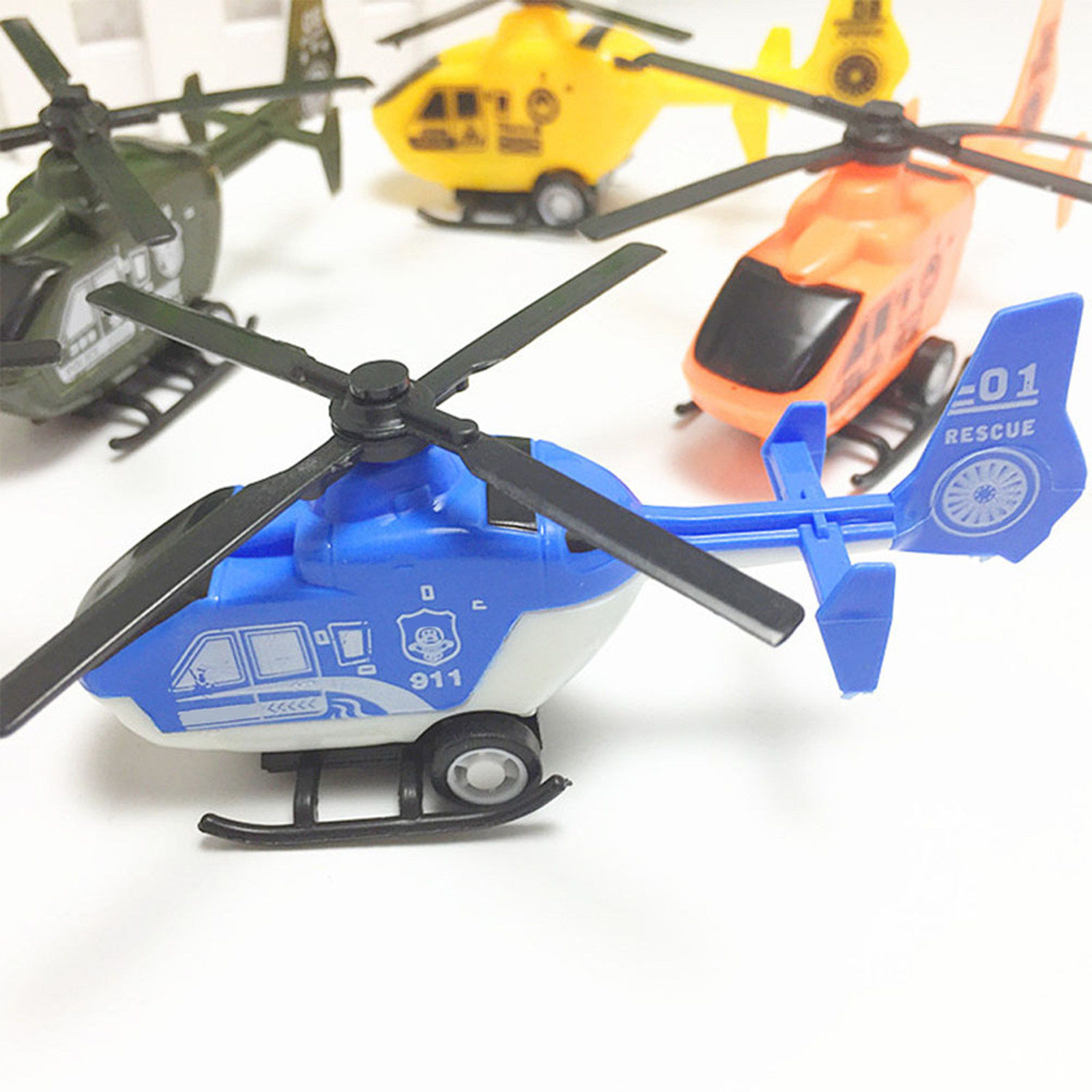 6 stuks mini pullback helikopt - Kids Outdoor Play recensie en prijs
